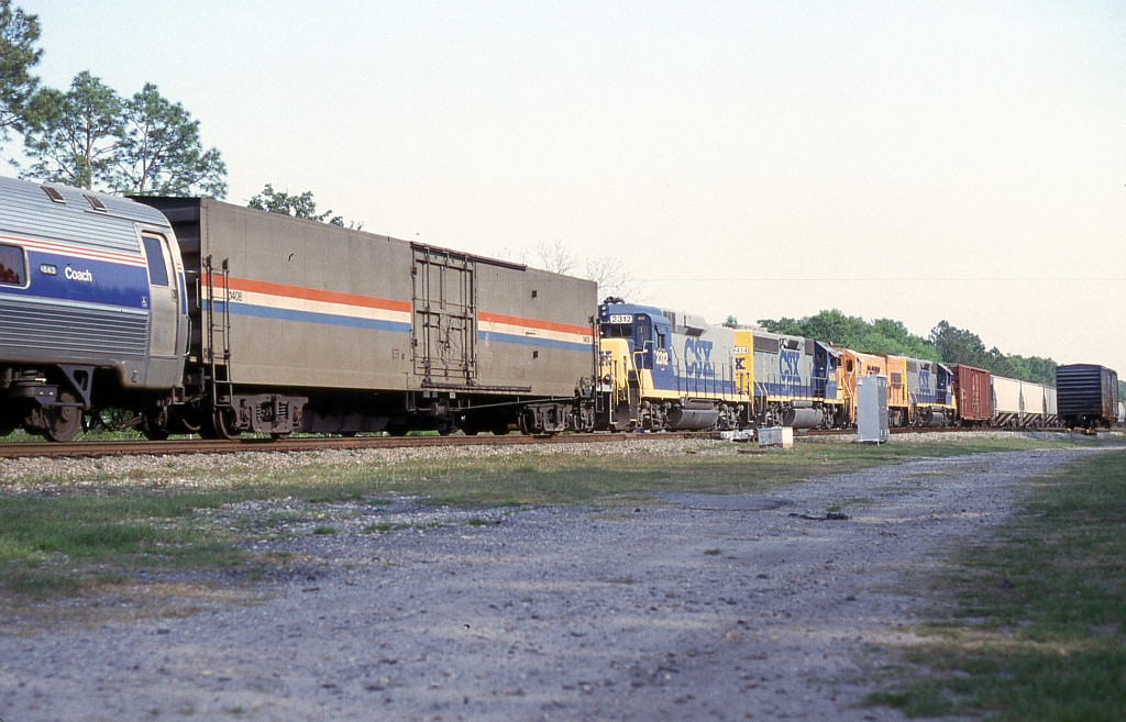 AMTK 1408 on the back of the NB Silver Meteor